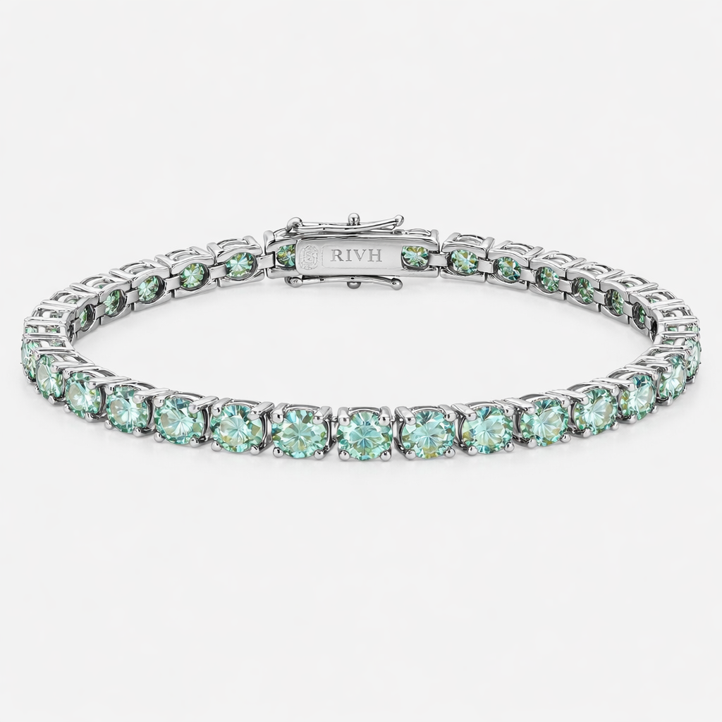 Riviera Topaz Moissanite - White Gold