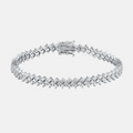 Triple Riviera Zirconia Bracelet