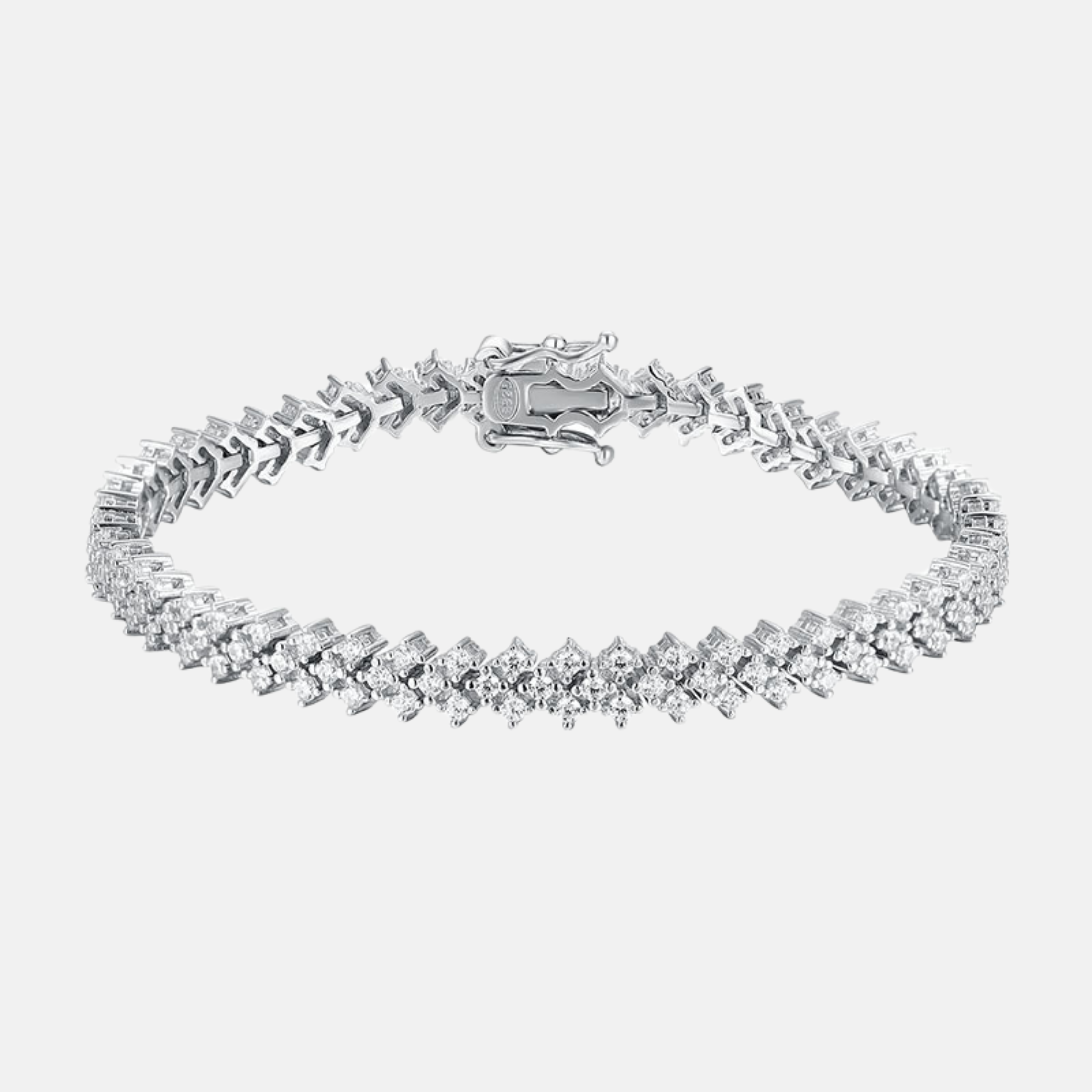 Triple Riviera Zirconia Bracelet
