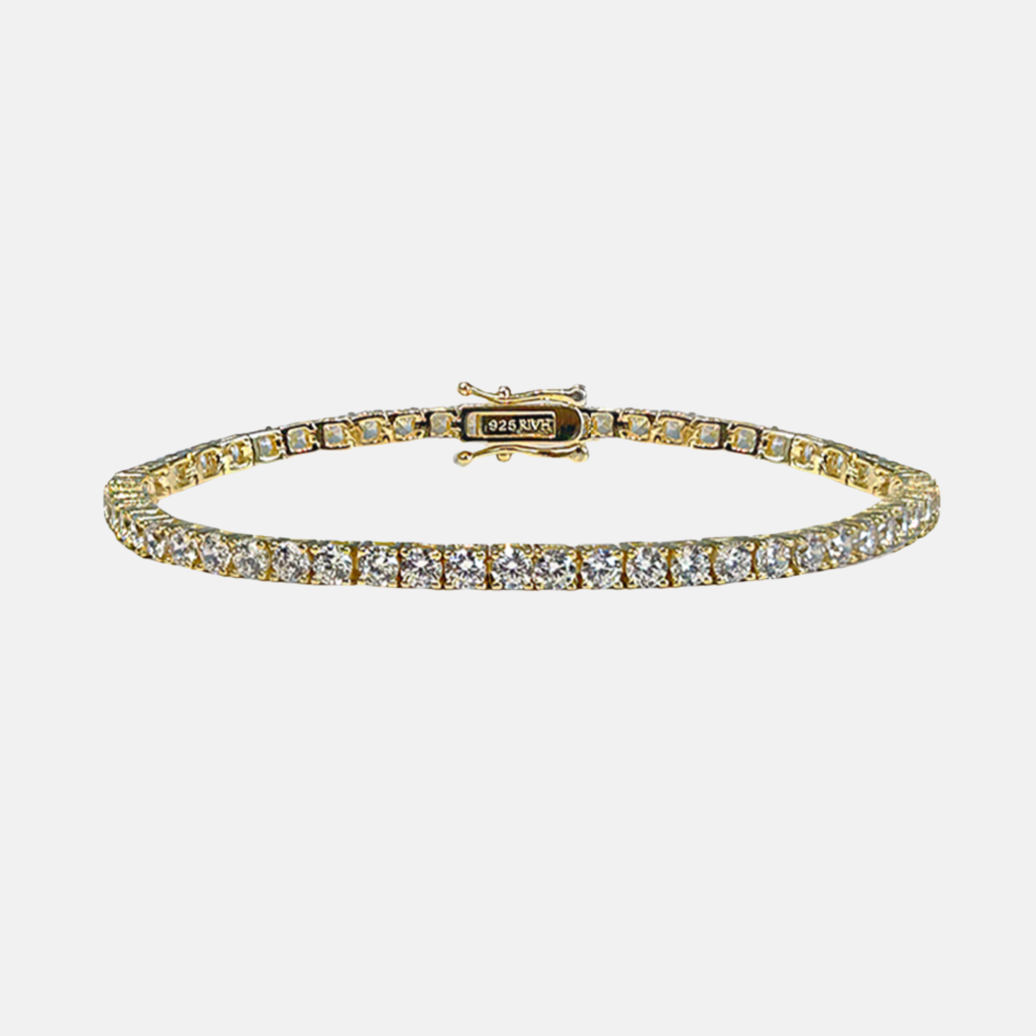 Riviera Crystal Zirconia - Yellow Gold