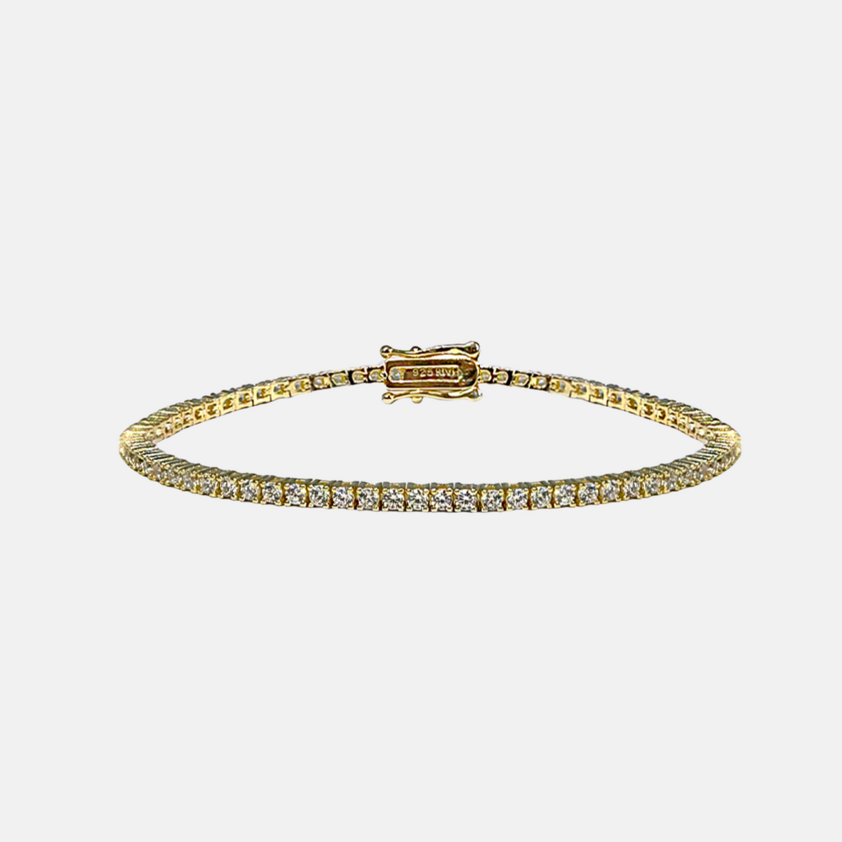 Riviera Crystal Zirconia - Yellow Gold