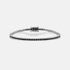Riviera Black Zirconia - White Gold