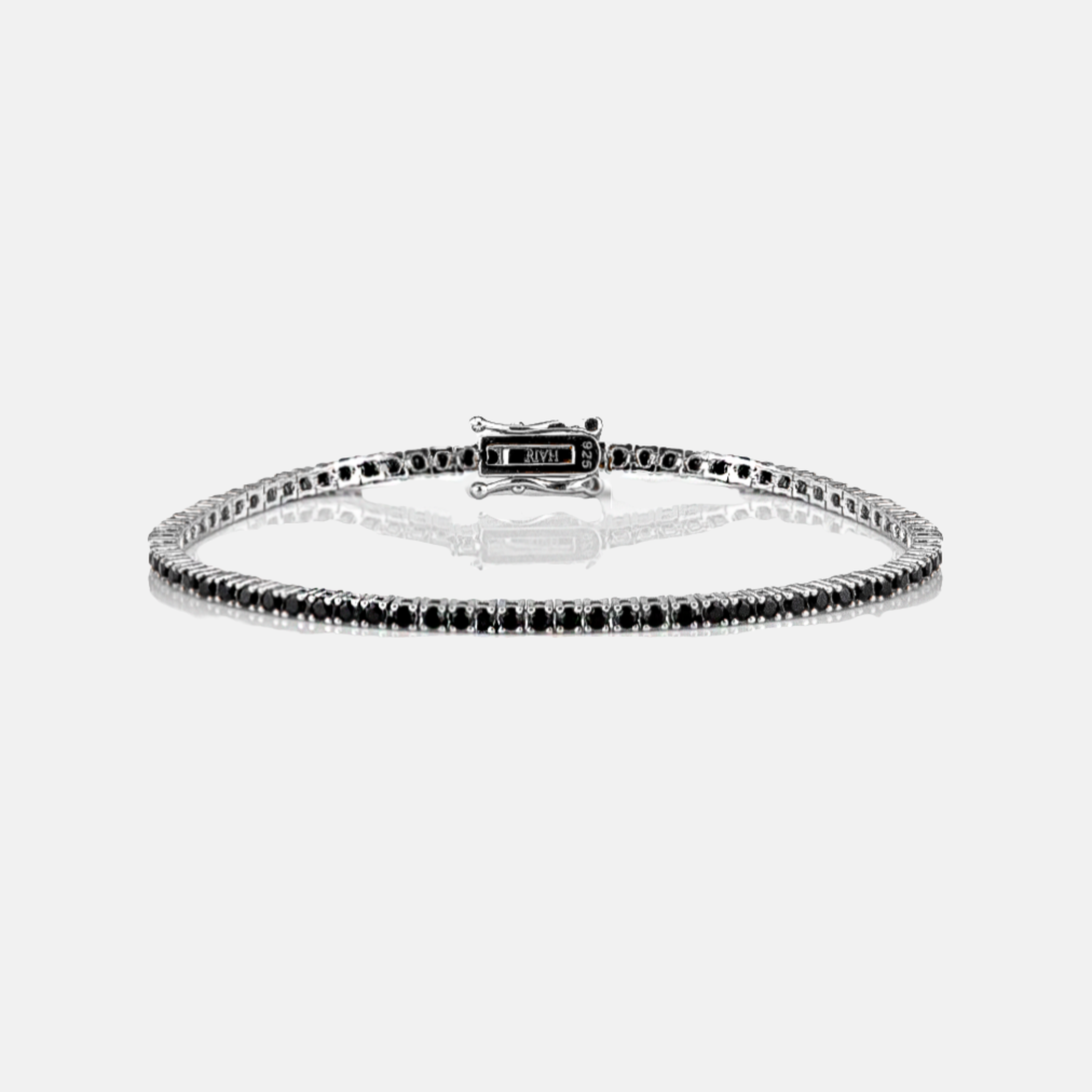 Riviera Black Zirconia - White Gold
