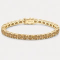 Riviera Brown Zirconia - 18k Gold