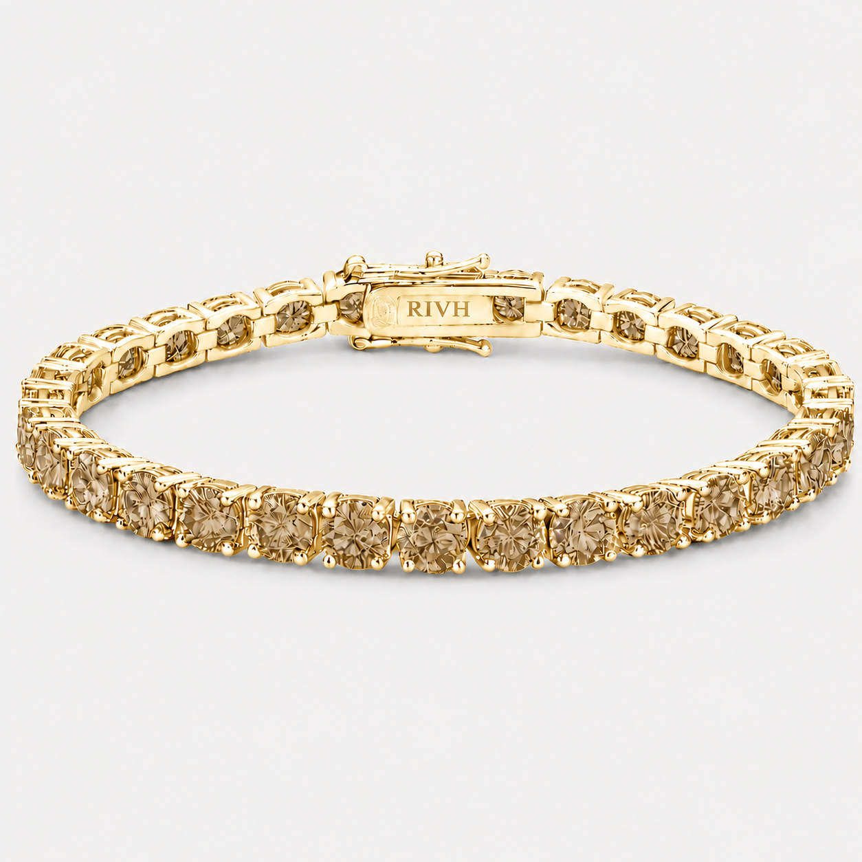 Riviera Brown Zirconia - 18k Gold