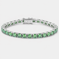 Riviera Emerald Moissanite - White Gold