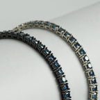 Riviera Royal Blue Moissanite - White Gold