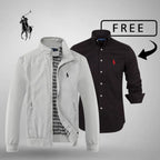 Men's Casual Zip-Up Bomber Premium + FREE Jumper or Shirt (Your Choice)