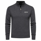 Men's ™ PREMIUM RIBBED QUARTER-ZIP SWEATER