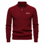 Men's ™ PREMIUM RIBBED QUARTER-ZIP SWEATER