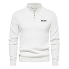 Men's ™ PREMIUM RIBBED QUARTER-ZIP SWEATER