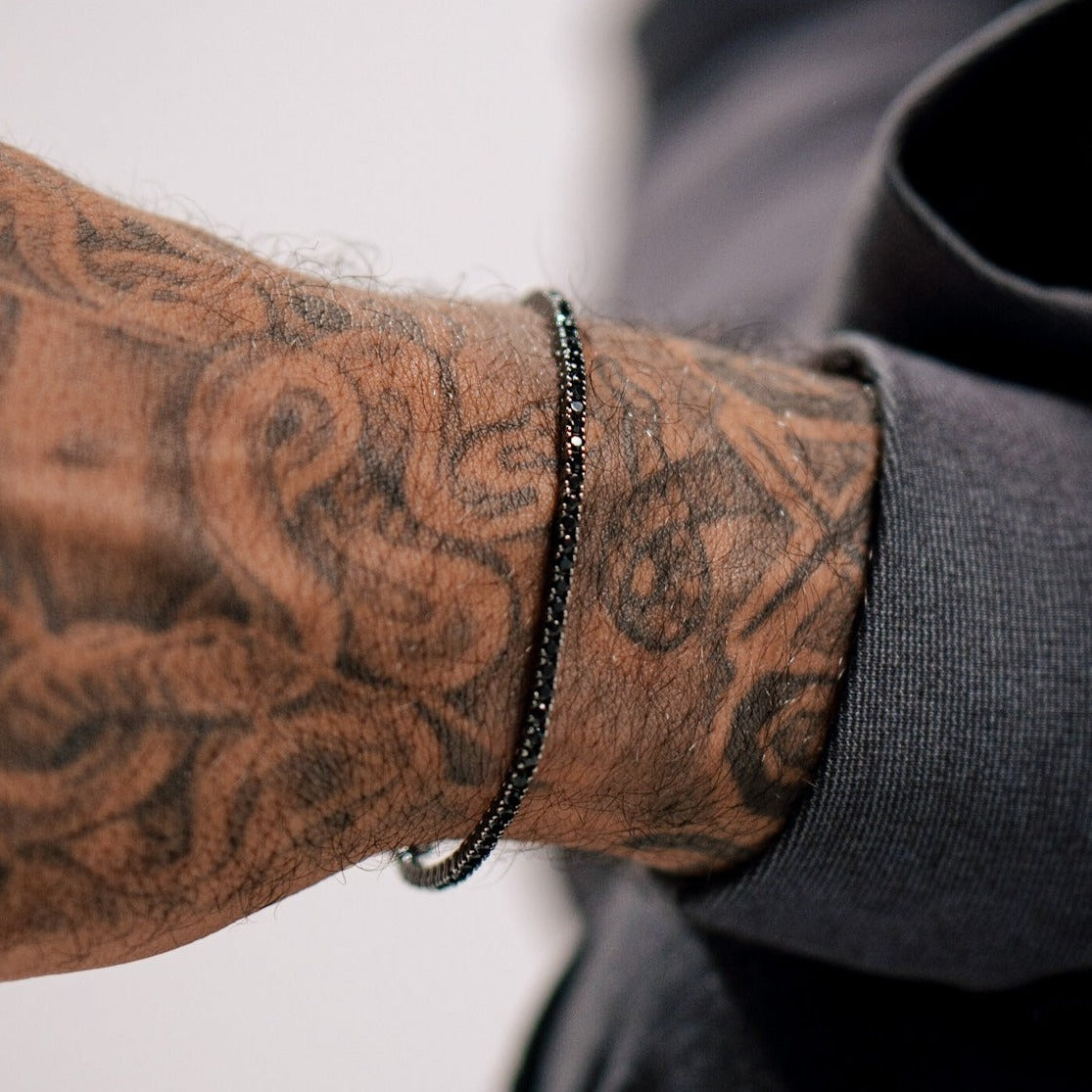 Riviera Black Zirconia - Black Rhodium