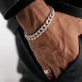 Baguette Cuban Chain Bracelet - 10mm