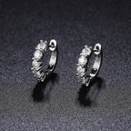 Rivh Moissanite Hoop Earrings