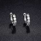 Rivh Moissanite Hoop Earrings