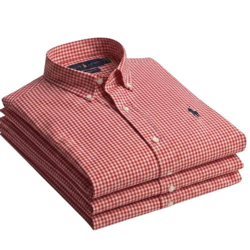 1059 Chemise RL à manches courtes en popeline de coton