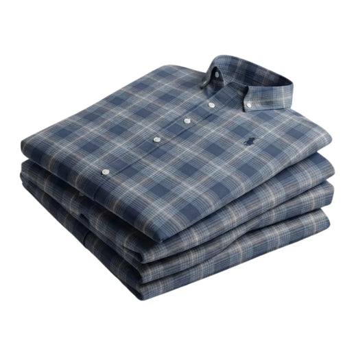 1053 Chemise RL à manches courtes en popeline de coton