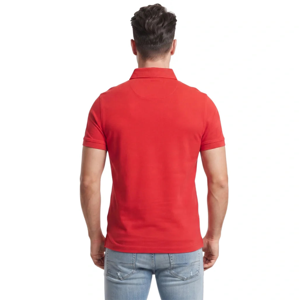 1078 TH Double-Piqué Polo Shirt