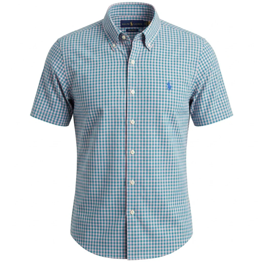 1032 Shirt RL Short-Sleeve - Embroidered Oxford Cotton