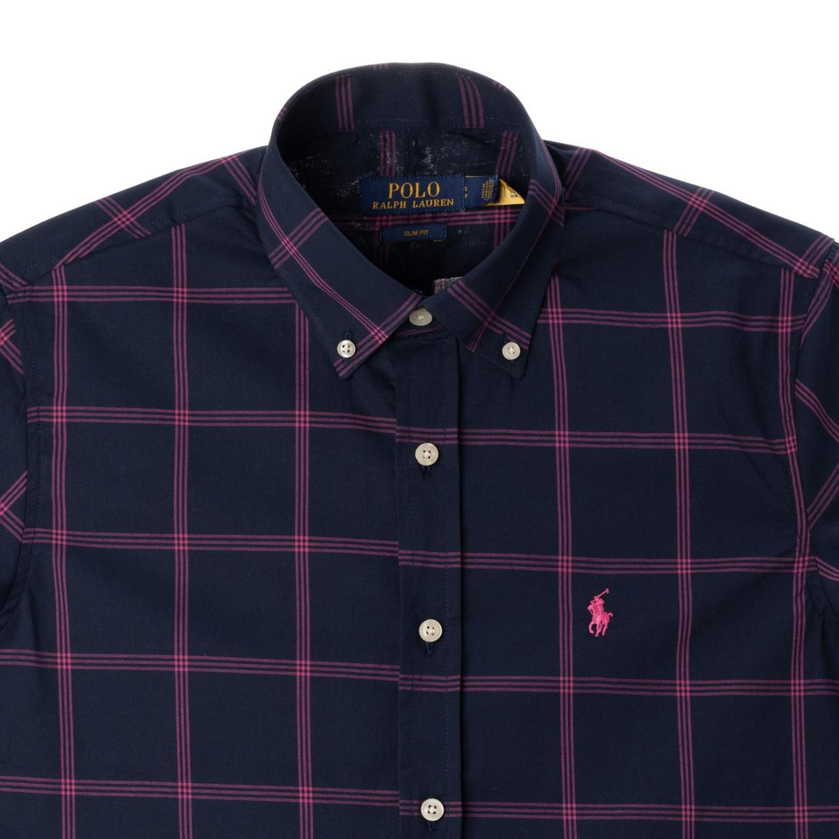 Men's RL Shirt Plaid - Navy