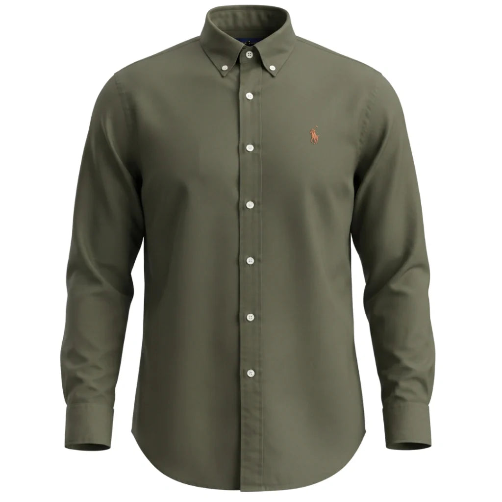 884 Shirt RL Solid Cotton Poplin