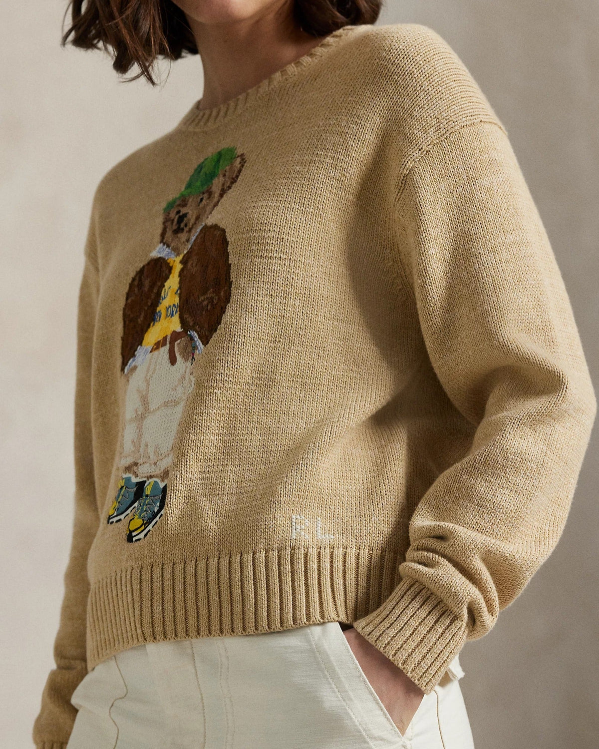 Men's Sweater | Polo Bear Beige