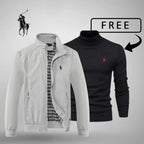 Men's Casual Zip-Up Bomber Premium + FREE Jumper or Shirt (Your Choice)