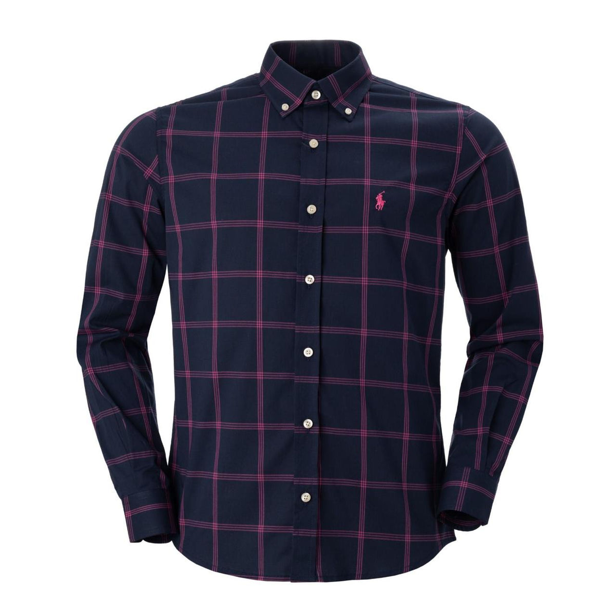 Men's RL Shirt Plaid - Navy