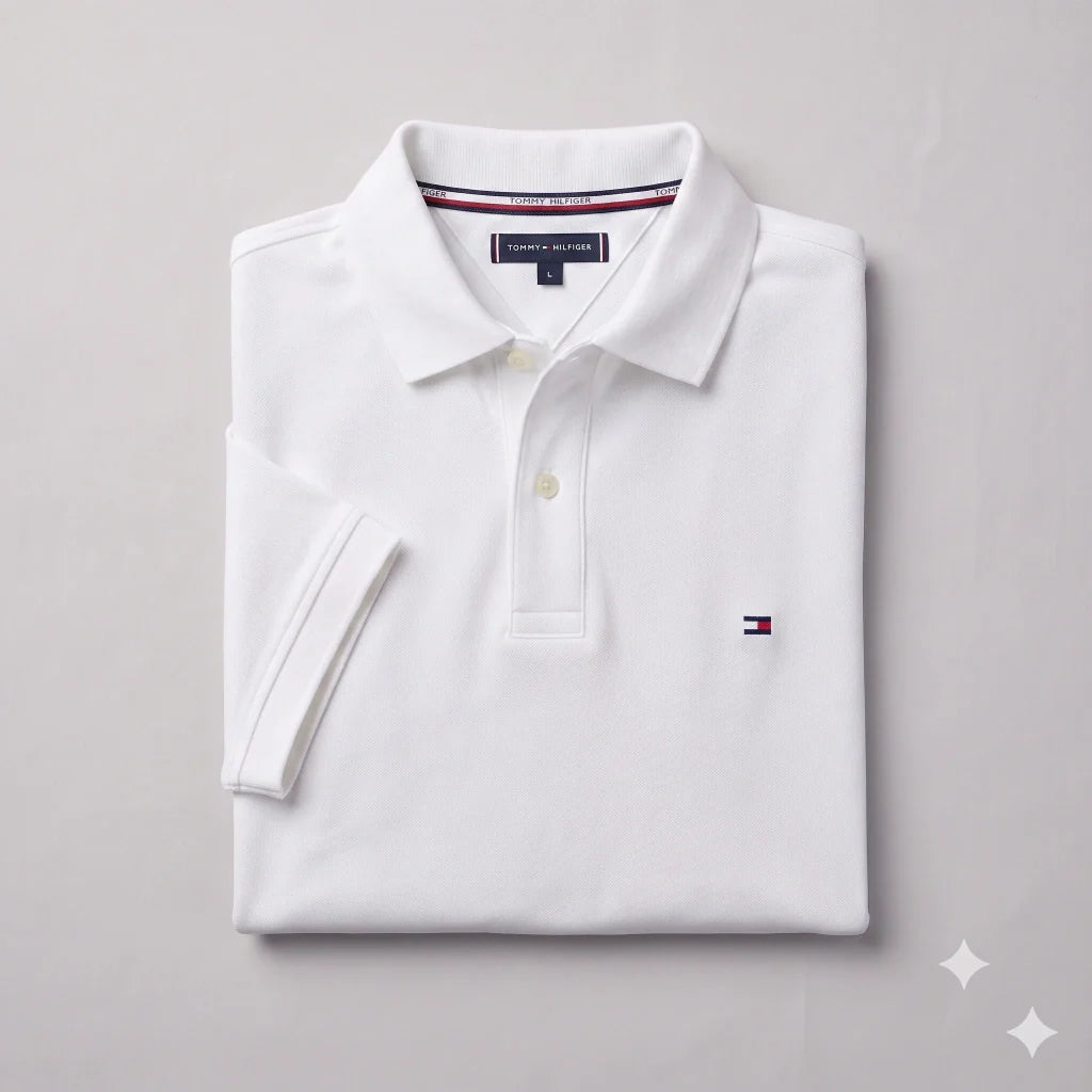 912 TH Double-Piqué Polo Shirt