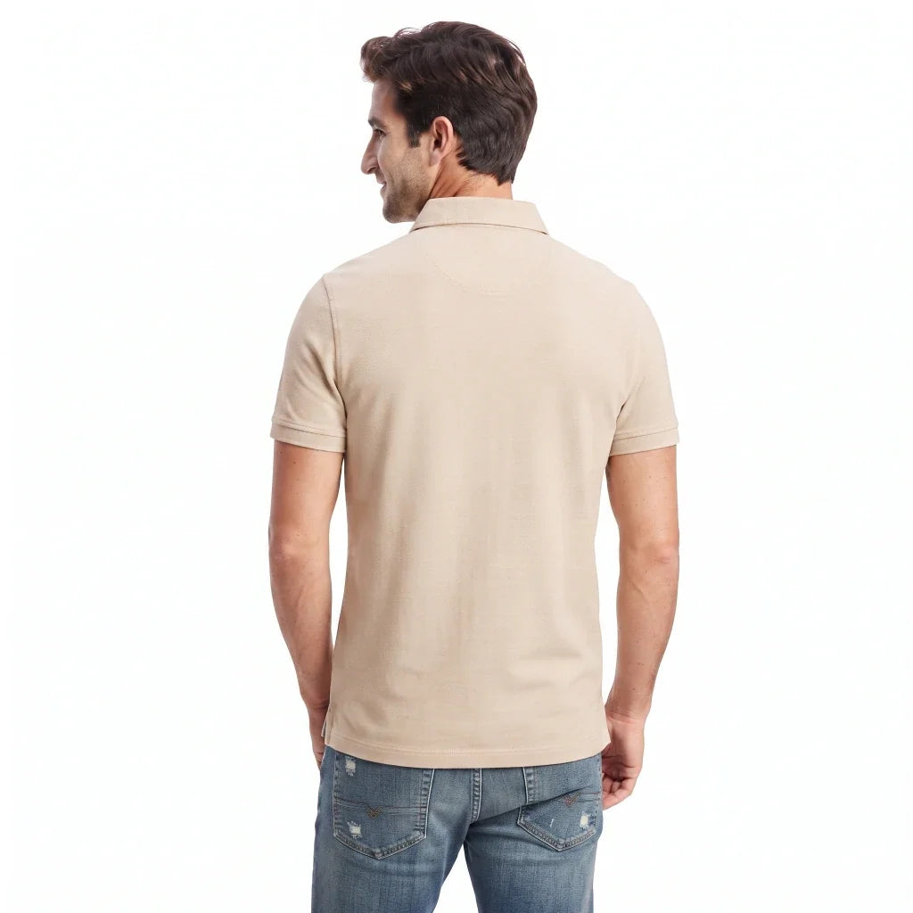 1037 TH Double-Piqué Polo Shirt