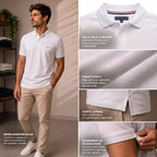 912 TH Double-Piqué Polo Shirt