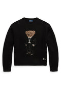Men's Sweater  | Black Polo Bear