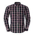 Men's RL Shirt Cotton Plaid - Black Red