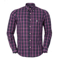 Men's RL Shirt Plaid Milan - Purple