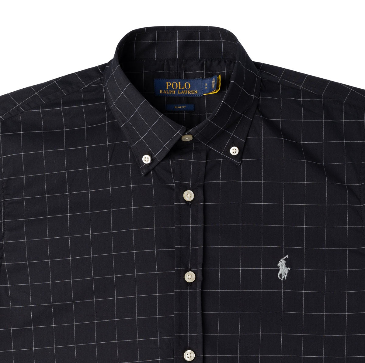 Men's RL Shirt Plaid Fontana - Black