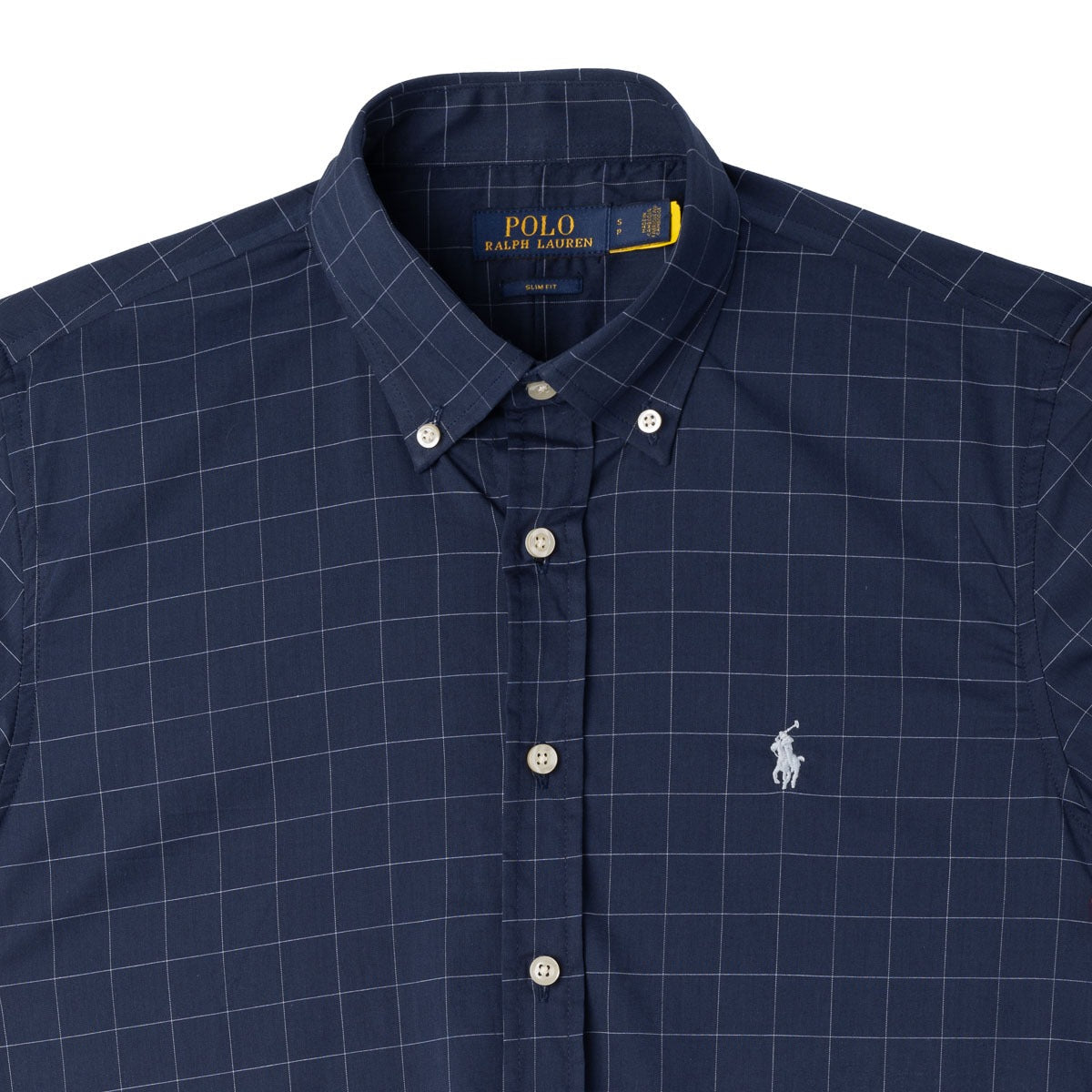 Men's RL Shirt Plaid Fontana - Navy