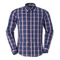Men's RL Shirt Cotton Plaid Blue