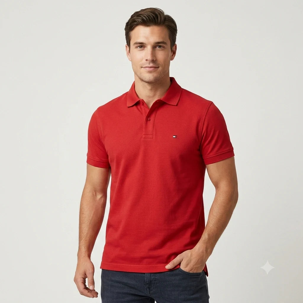 768 TH Double-Piqué Polo Shirt