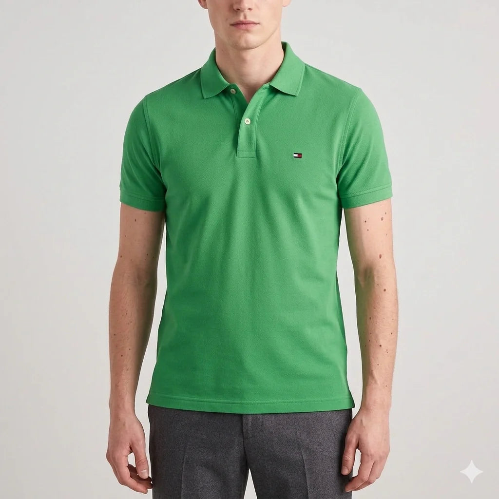 785 TH Double-Piqué Polo Shirt