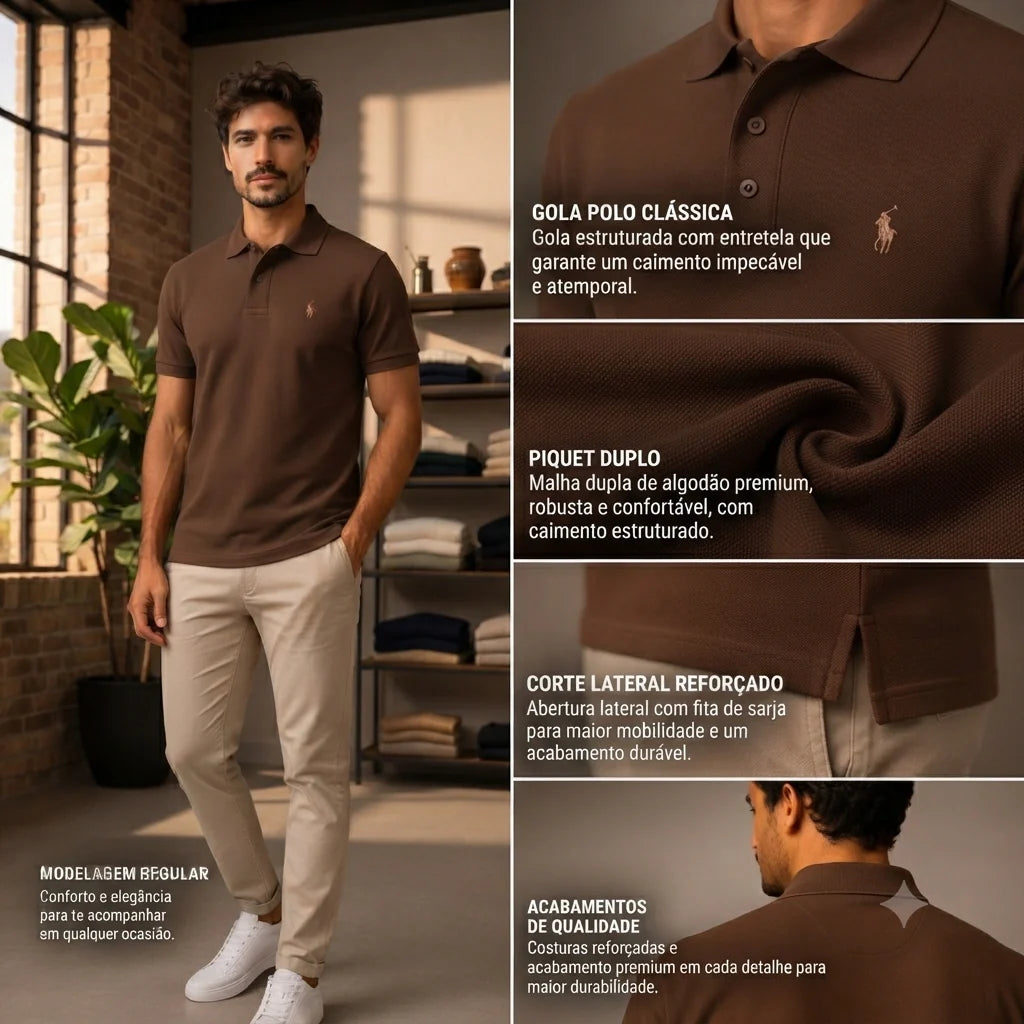 948 Polo Shirt RL - Double Piqué