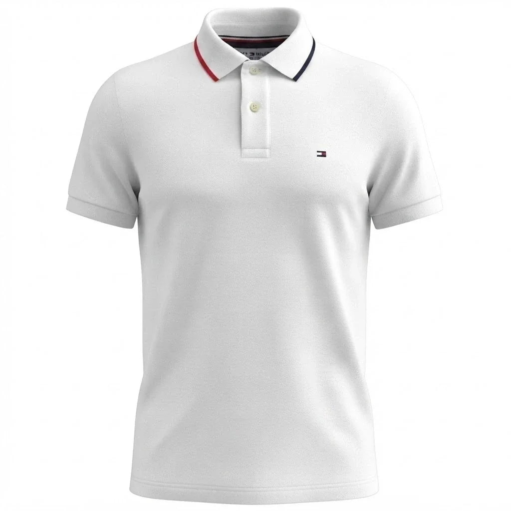 1106 TH Double-Piqué Polo Shirt