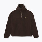 L.C High Zipped Neck Polar Fleece Sweatshirt