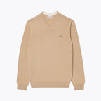 L.C Monochrome Cotton V-neck Sweater