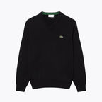 L.C Monochrome Cotton V-neck Sweater