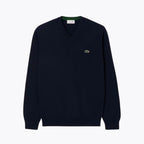 L.C Monochrome Cotton V-neck Sweater