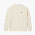 L.C Relaxed Fit Patchwork Effect Wool Sweater