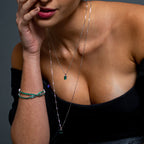 Collier vénitien - Émeraude