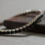 Riviera Black Zirconia - White Gold
