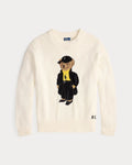 Men's Polo Bear Cotton Crewneck Sweater