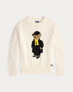Men's Polo Bear Cotton Crewneck Sweater